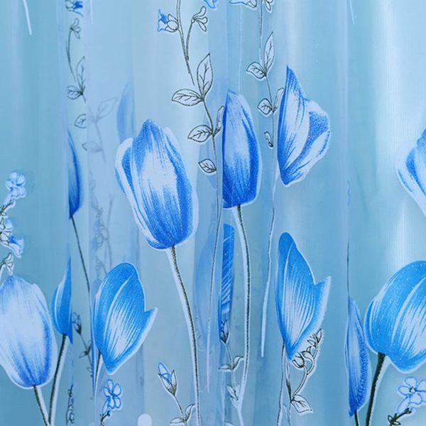 Cortina cortinas home cortinas tulip flor chinês rideau 3d janela tecido rideaux tule puro para sala de estar 1 pc