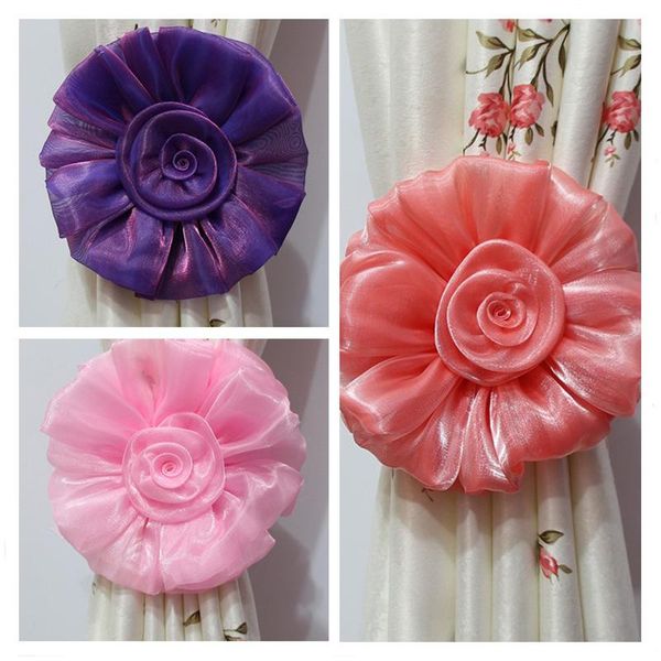 

other home decor window curtain tieback for room decoration floral cotton ornament supply 5 colors decorative accessories