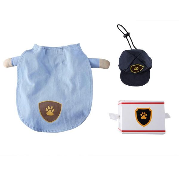 

cat costumes dog chrismas cosplay costume puppy courier clothes hat cape cartons set party garment for kitten