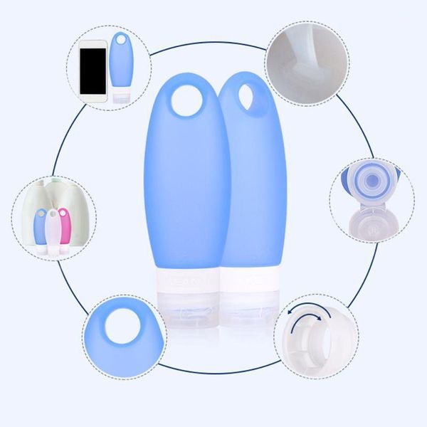 

frosted lotion squeeze bottle silicone makeup travel empty soap container skin care tools storage bottles & jars