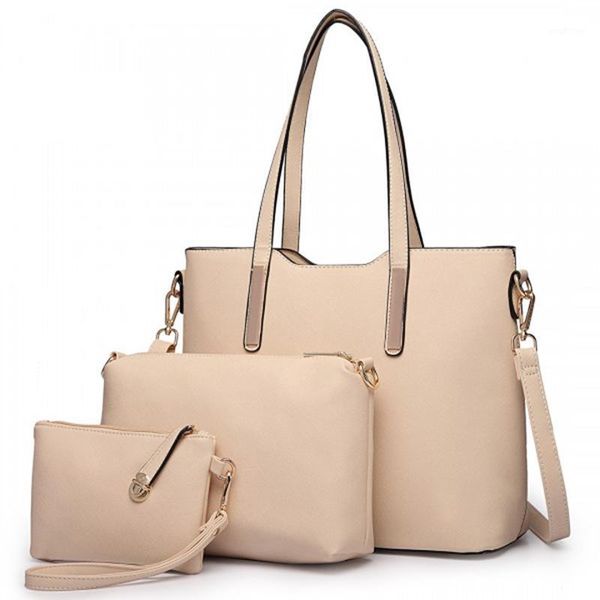 

evening bags 3 pcs hand women 2021 luxury designer pu leather wallet purses and handbags shoulder crossbody composite bag female