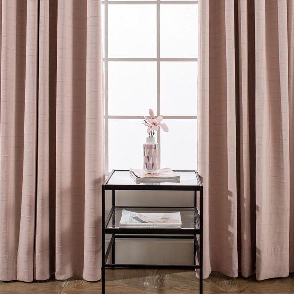 

curtain & drapes simple modern scandinavian style full blackout curtains dark dirty pink girl bedroom warm floor bay window