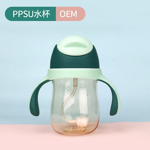 

children's ppsu water learning drink oem training cup wide caliber maternal and infant products