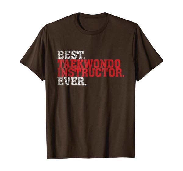 

taekwondo shirt gift for instructors teachers coaches, White;black