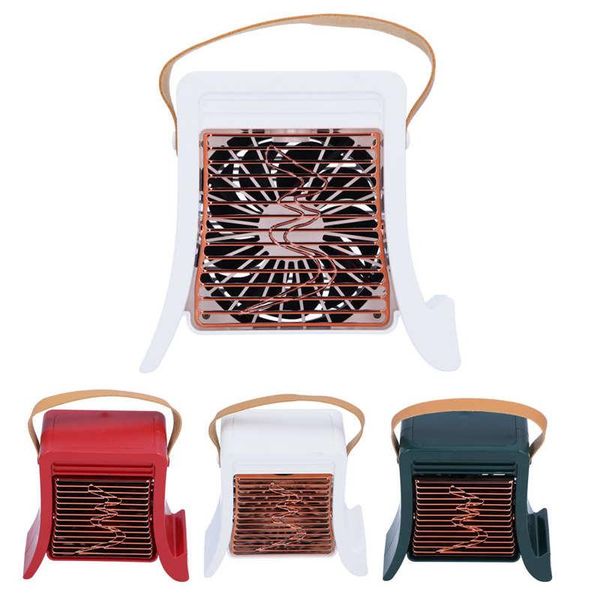 

electric fans led humidification cooling fan portable usb charging air cooler for living room dinning