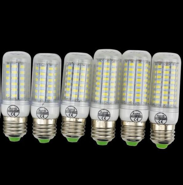 

bulbs 5730 lampada led lamp e27 220v corn light chandelier candle luz 36 48 56 69 72 81 89 leds