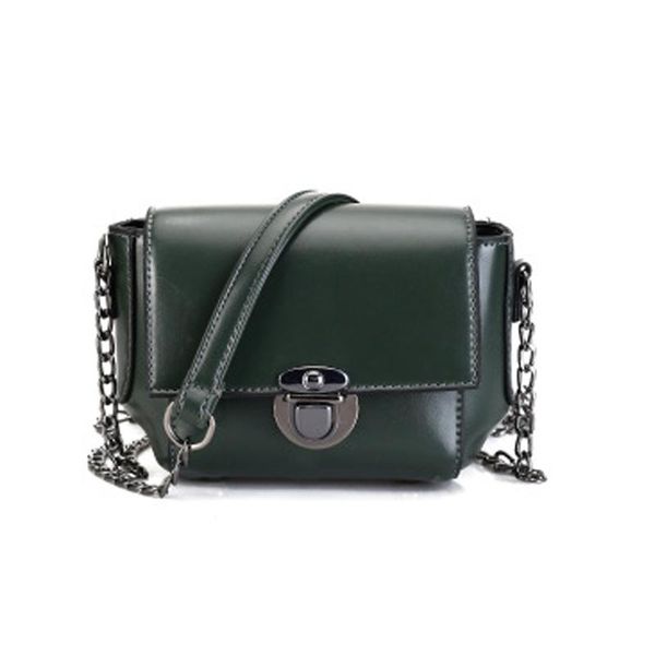 

evening bags fashion women vintage messenger leather chain lock catch ladies casual shoulder crossbody bag for shopping sale-wt