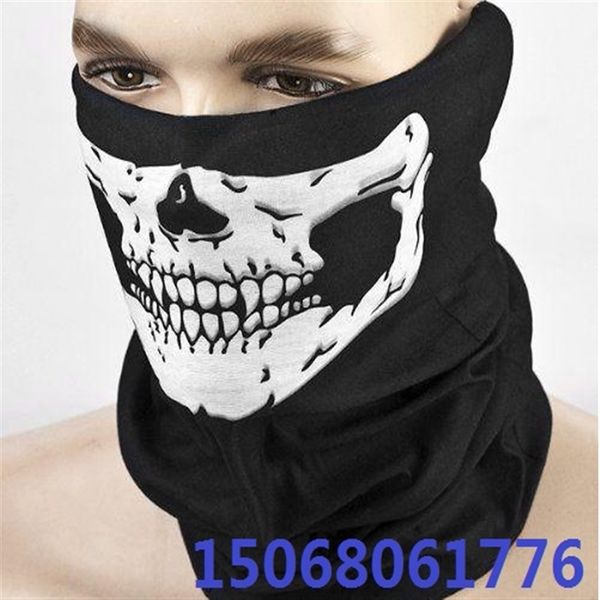 

cua halloween outdoor cycling masks horror mask led glowing purge half face mask dj masks election mascara costume masks party light up mask, Black