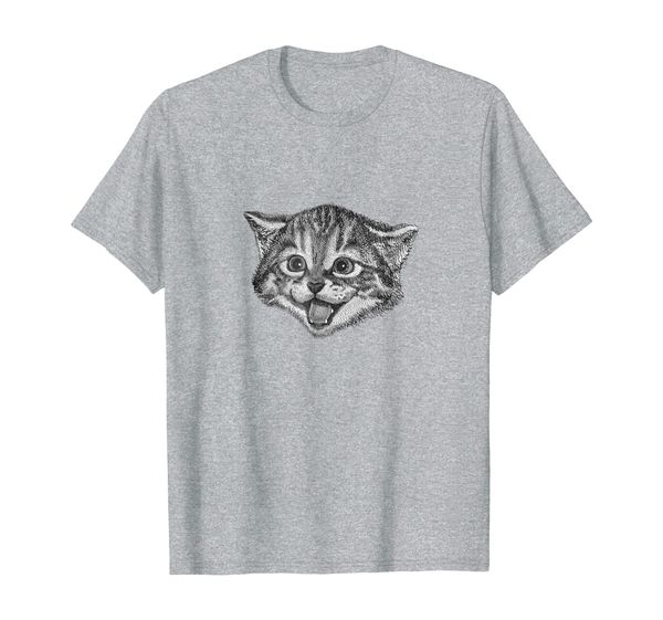 

pussycat t-shirt (kitten), White;black