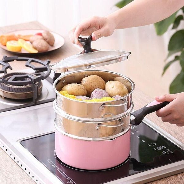 

pans milk pot non-stick soup noodles baby food supplement boiled small induction cooker gas dual-use