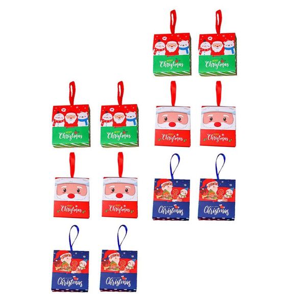 

gift wrap 12pcs lovely paper christmas box themed sweets storage container