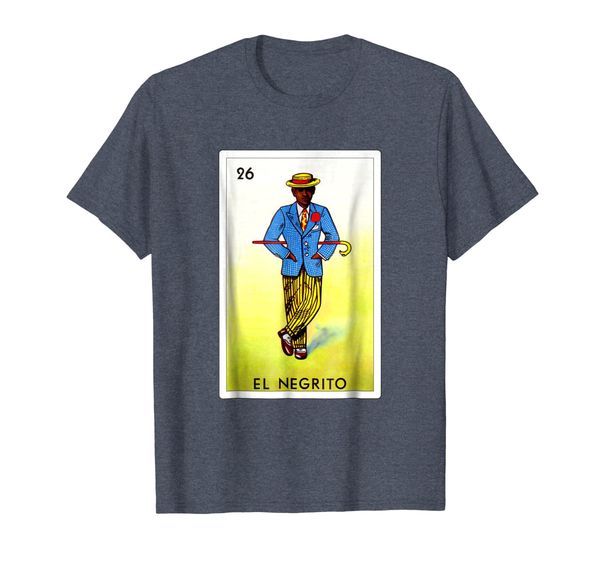 

loteria shirts - el negrito t shirt classic version, White;black