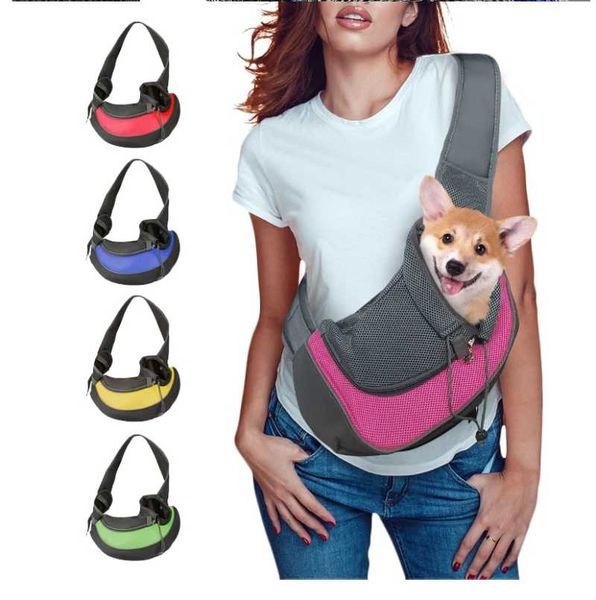 

dog car seat covers pet puppy carrier s/l outdoor travel shoulder bag mesh oxford single comfortable sling handbag tote accessories