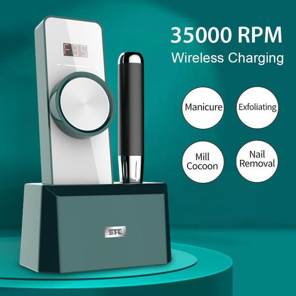 

nail drill & accessories 35000 rpm electric machine for manicure file gel polisher portable nails tools