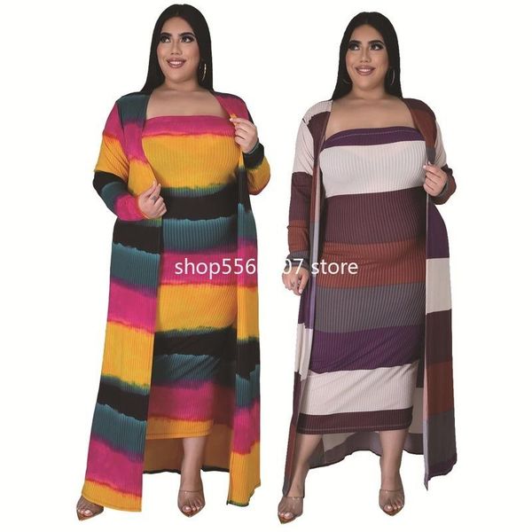

african clothes for women 2021 spring fashion two pieces sets dress and coat ethnic clothing, Red