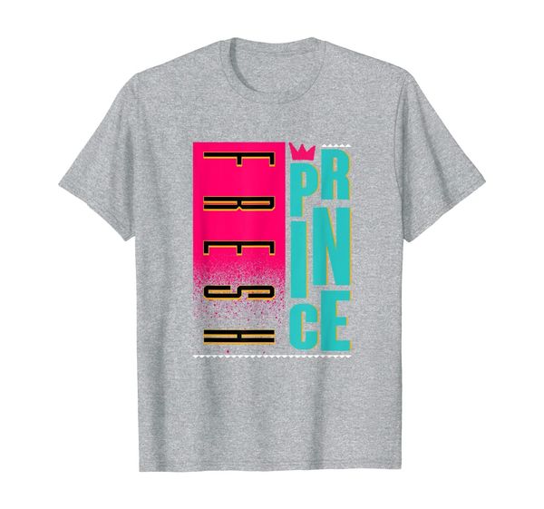 

the fresh prince - "crown prince" classic tee, White;black