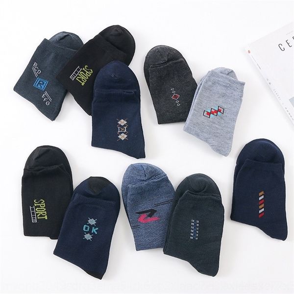 

7aaL straight casual middle-aged and wo casual adult elderly adult old men's sockssmall hanging men's flower socks, Black