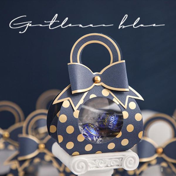

gift wrap 5pcs 6styles candy paper handle box with windows wedding birthday party graduation chocolate cookies packing bag