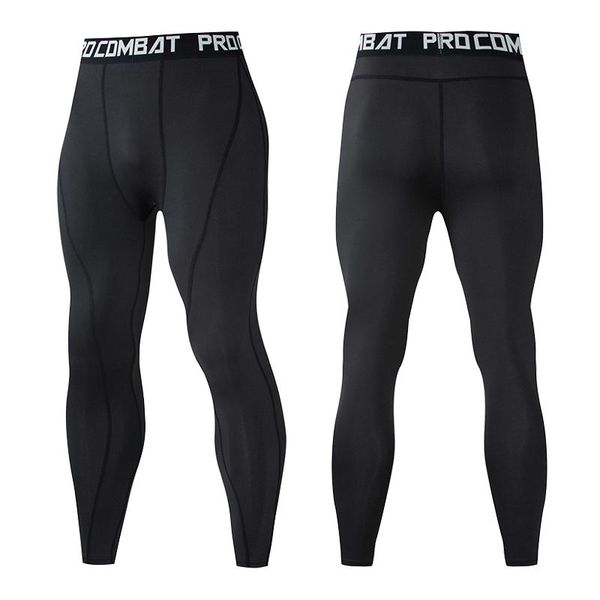 

per fitness da palestra sport corsa pantaloni uomo ad asciugatura rapida allenamento yoga men's pants, Black