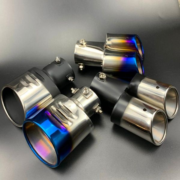 

manifold & parts car-styling exhaust rear muffler stainless steel tail tip end pipes pipe car accessories
