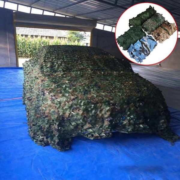 

tents and shelters 1pc hunting military camouflage nets woodland army training netting car covers tent shade camping sun shelter