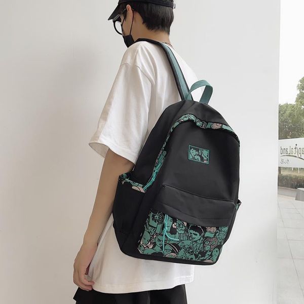 

backpack original brand junior high school student schoolbag female korean college simple harajuku ulzzang