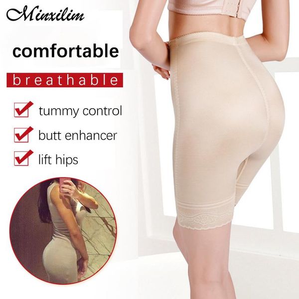 

women bulifter slimming control panties high waisted waist trainer belly sheath body shaper lace hem corsets shapewear women's shapers, Black;white