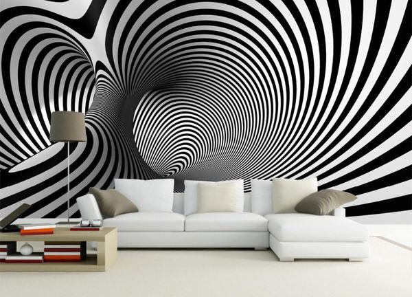 

wallpapers bacal custom any size black white abstract artistic backdrop modern sofa bedroom mural wallpaper 3d study arcade wall paper