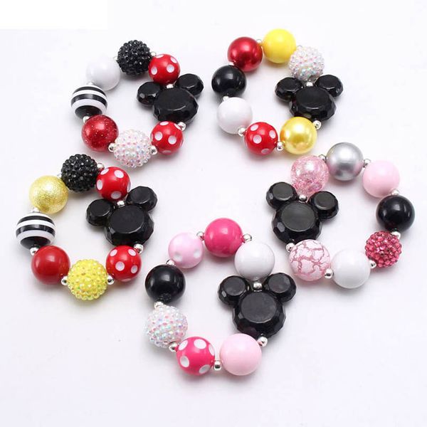 

girls bracelet jewelry childrens accessories alloy fish tail pendant children's beaded pearl b8000, Red;brown