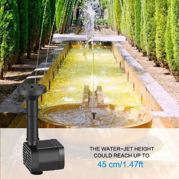 

small garden miniature fountain solar water pump outdoor decorations