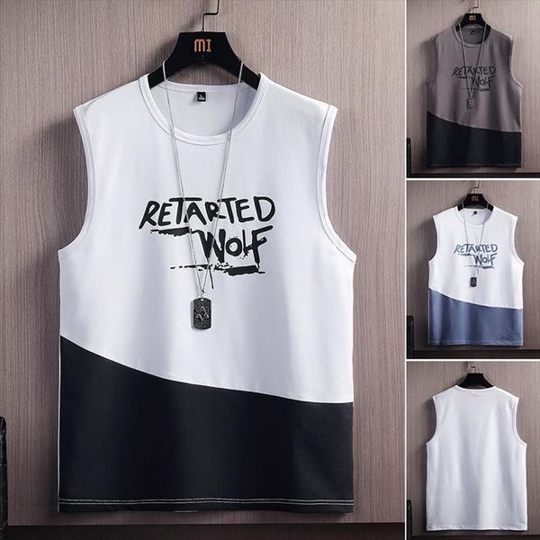 

gym clothing tank men bodybuilding mens cotton sleeveless singlets fashion workout man shirt mesh fitness training running vest, White;black