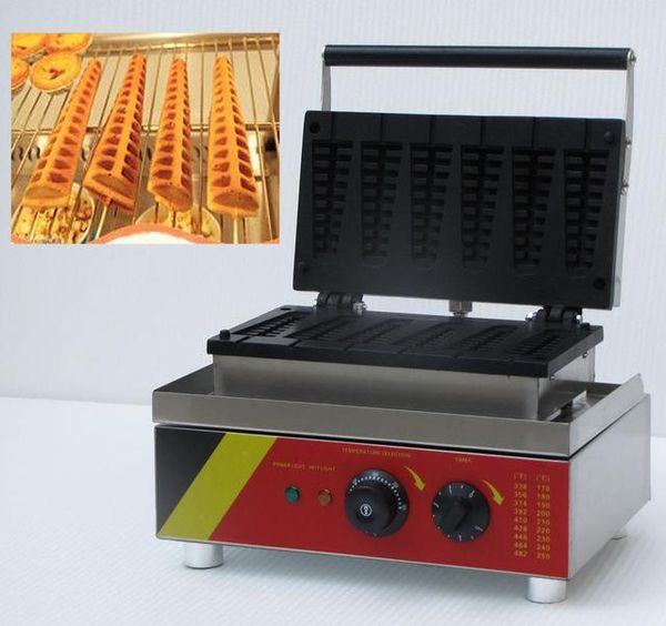 

~220v 110v 6 pcs lolly waffle maker stick dog machine bread makers