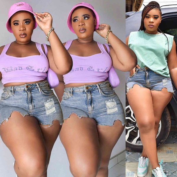 

fashion a pair of jeans style women's personality denim shorts, Blue