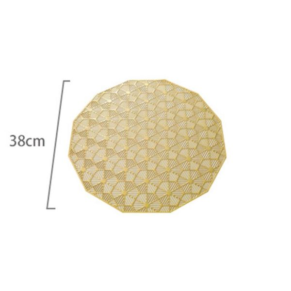 

table mat non-slip heat insulation decor dining home place party mats & pads