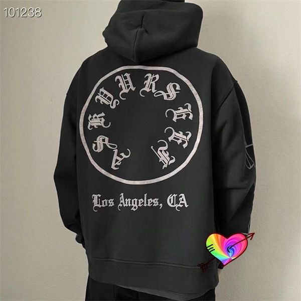 

sanskrit hoodies men women 1:1 schuim printing askyurself truien oversize los angeles sweatshirts, Black