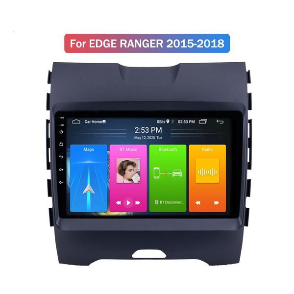 Leitor de DVD do carro para Ford Edge Ranger 2015-2018 Link Espelho Full Touch Screen HD Head Unit