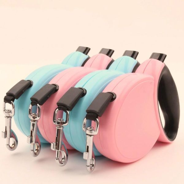 

dog collars & leashes pet supplies leash automatic retractable traction rope plastic shell nylon button control stretch