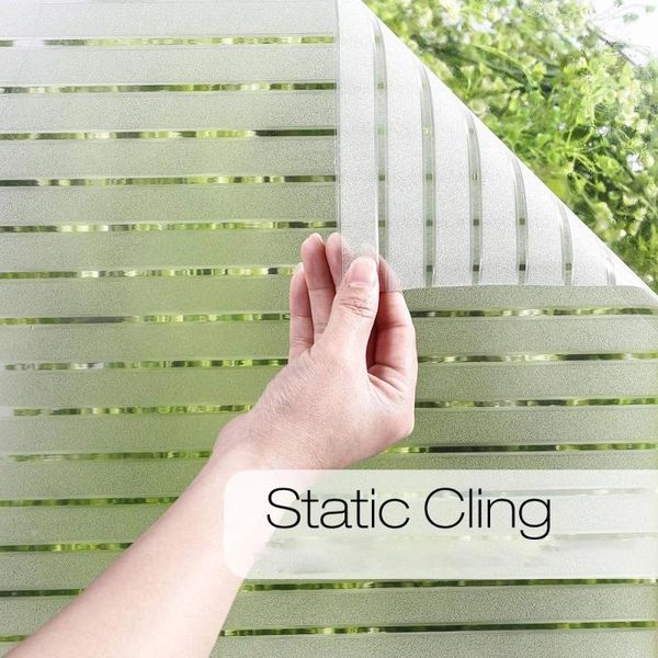 

window stickers sticker striped decal self adhesive privacy film pvc glass tint home kitchen office protection