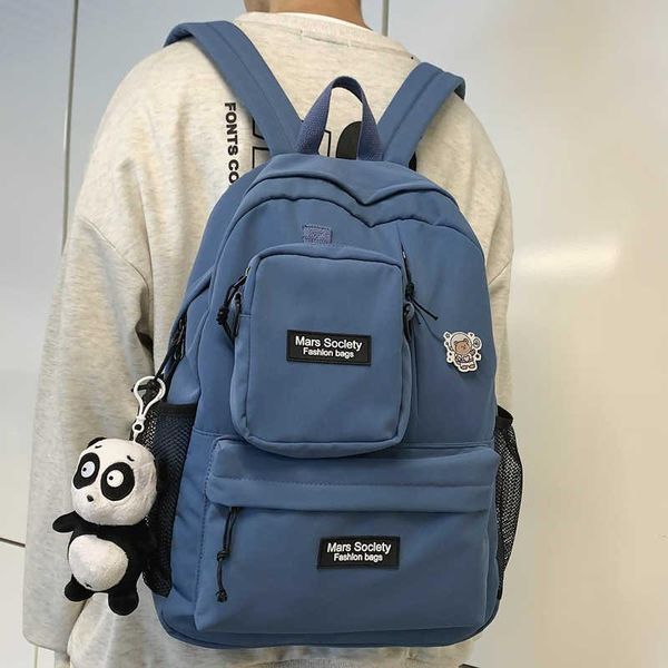 

backpack removable water nylon portable capacity youth fashion college