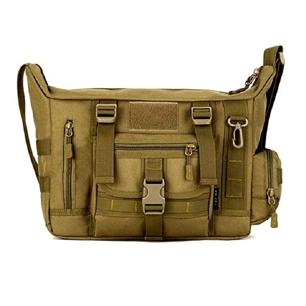 

military shoulder bag men women large water resistant daypack with molle crossbody messenger for hunting camping trekking outdoor bags