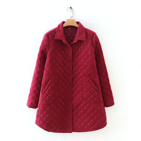 

women's jackets women coats 2021 autumn winter cotton-padded parkas chaqueta mujer jaqueta plus size xl~5xl casaco ladies long jacket, Black;brown