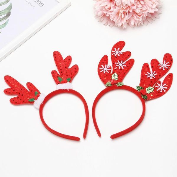 

christmas decorations antlers headband for home year party decor women hair hoops xmas ornaments girls accessories