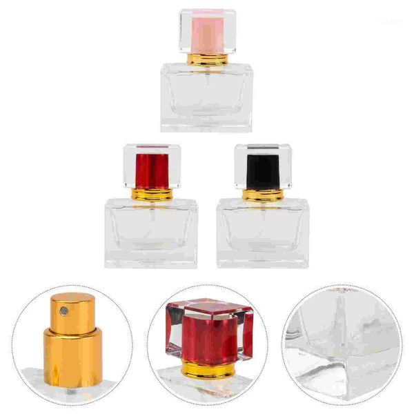 

storage bottles & jars 3pcs 30ml refillable perfume bottle spray leak proof