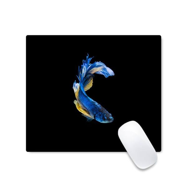 

mouse pads & wrist rests tropical fish natural rubber gaming desk mat pad protect game officework non-slip lapcushion