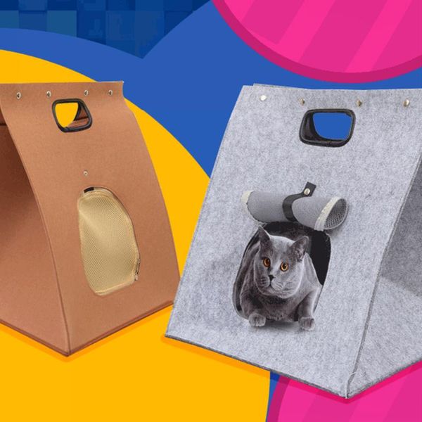 

cat nest small dog mat chew proof puppy bed removable soft cushion portable pet house supplies wholesale kennels & pens