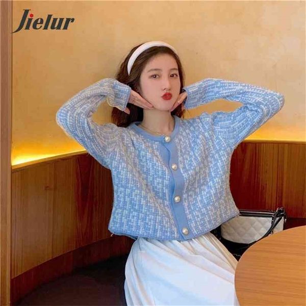 

short cardigans sweater women o-neck autumn winter pull femme chic slim coat button long sleeve cardigan sweaters 210426, White;black