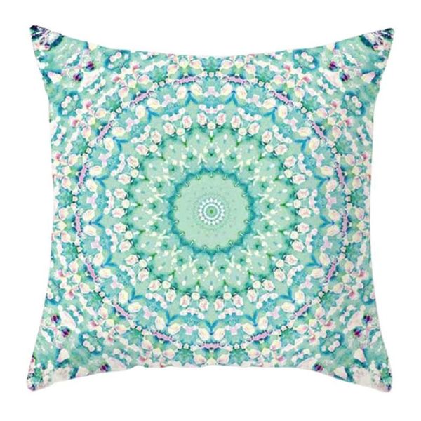 

pillow case mandala meditation cushion cover ethnic floral cases for livingroom polyester couch b6n4 pillows drain gang