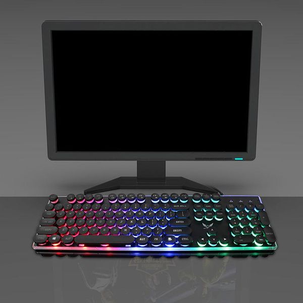 

keyboards 3 color backlit gaming keyboard game usb wired for pc laptop
