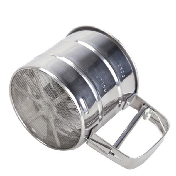 

mesh flour sifter manual sugar icing shaker stainless steel cup shape kitchen tools andf889 baking & pastry