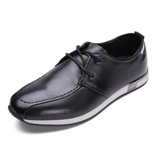 

goldberg men's leather sho youth busins british black casual lace up soft drs